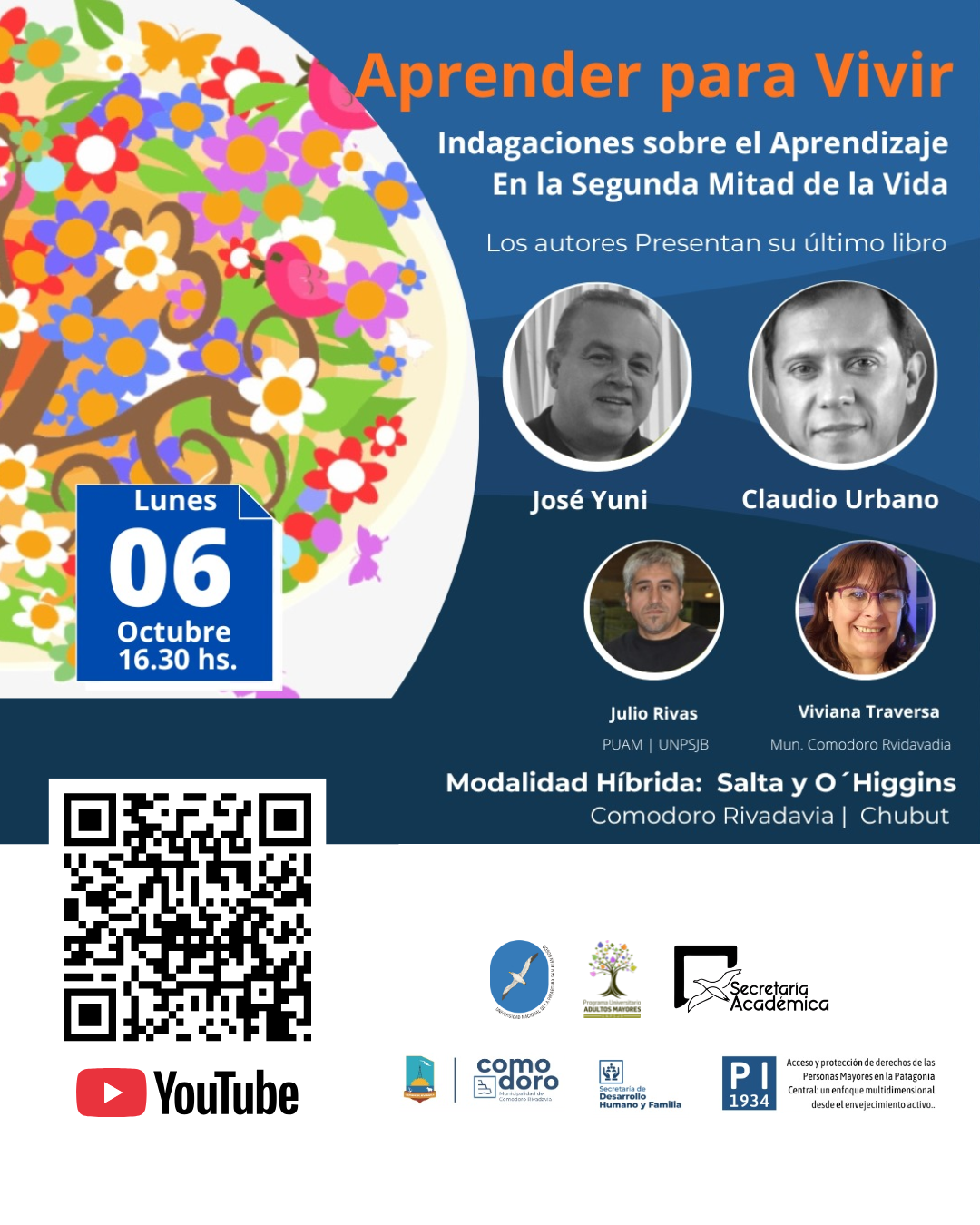 Universidad de la Patagonia: Actividades por el día Internacional de Adultos Mayores