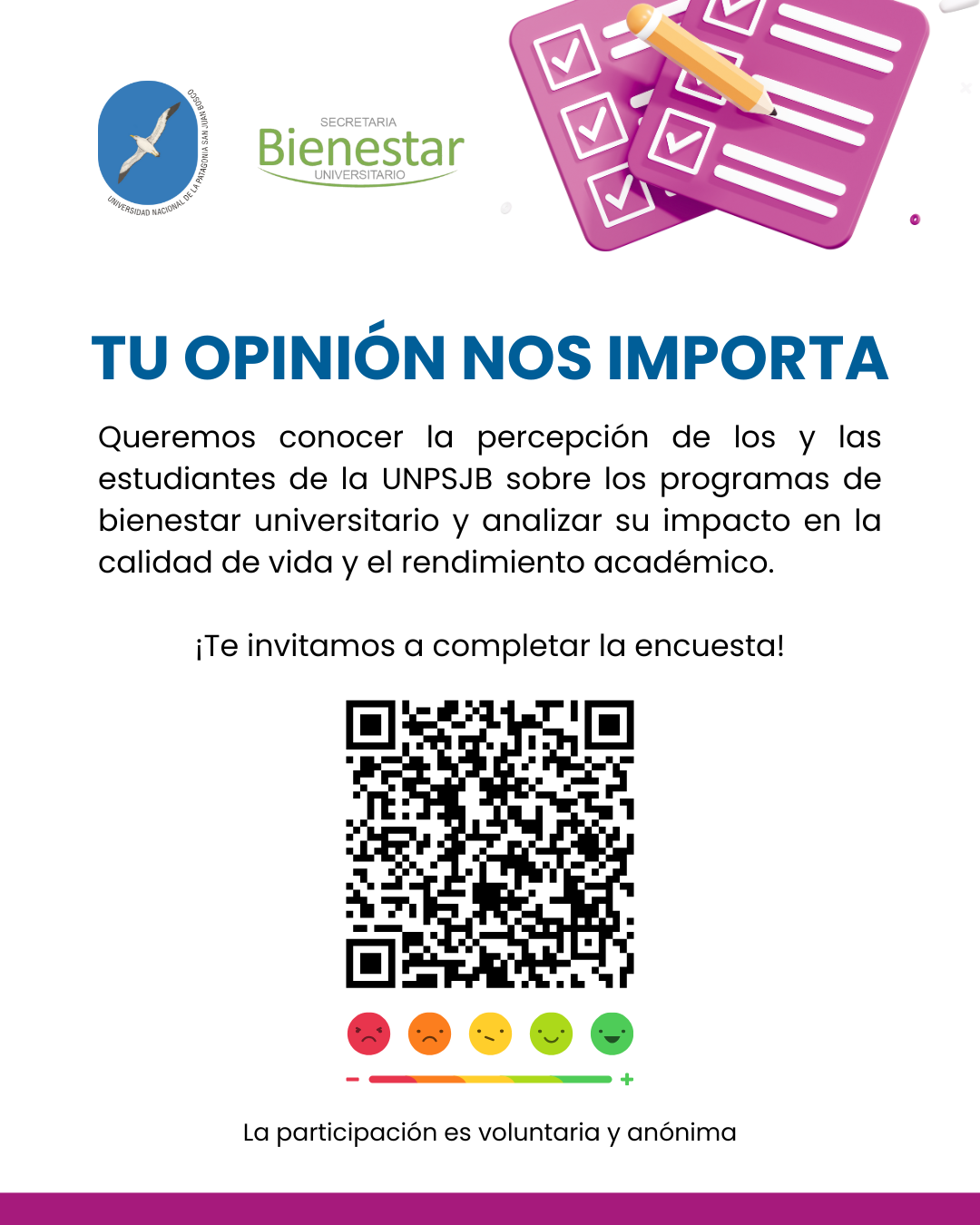 Programas de Bienestar Universitario en la UNPSJB