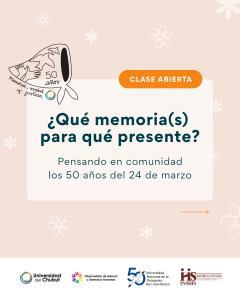 Acciones colectivas por la memoria a 50 años del golpe cívico-militar