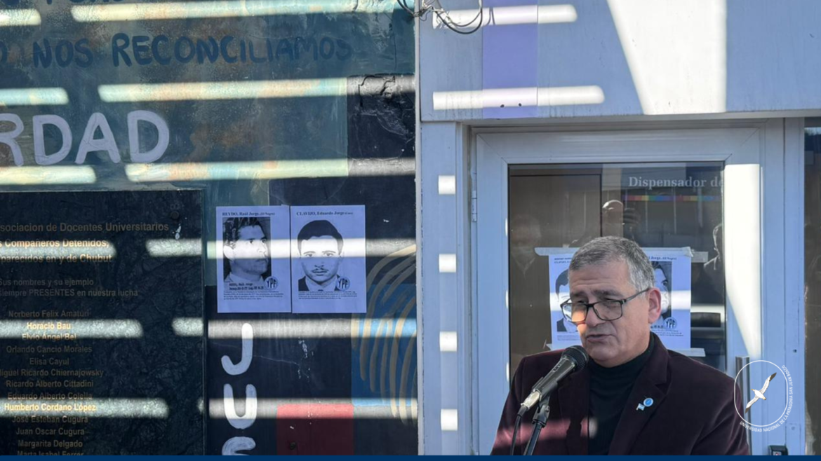 La UNPSJB homenajeó a dos chubutenses desaparecidos