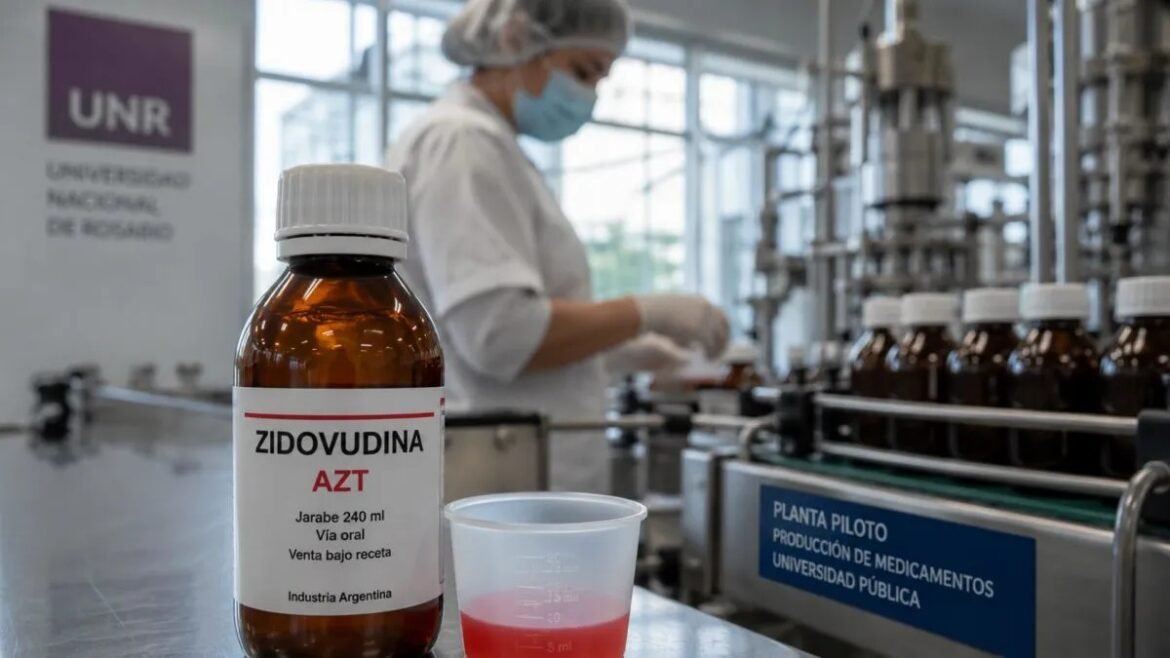 La Universidad Nacional de Rosario fabricará un antirretroviral pediátrico